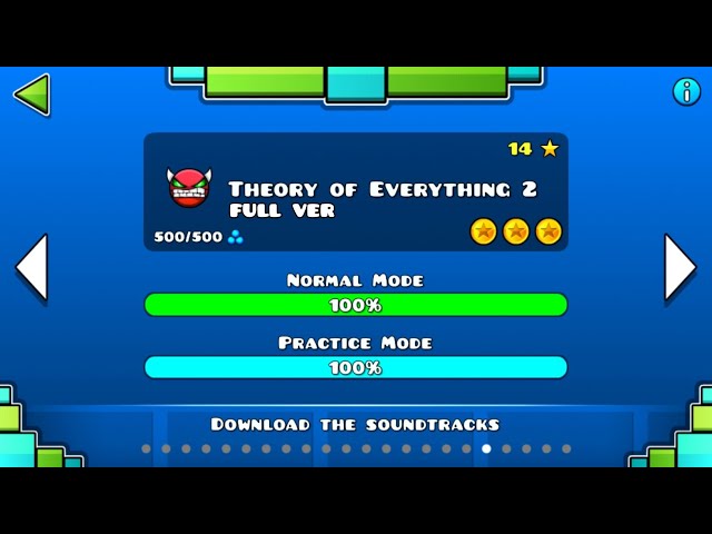 Geometry Dash - Theory of Everything 2 (FULL VER) All Coin / ♬ Partition