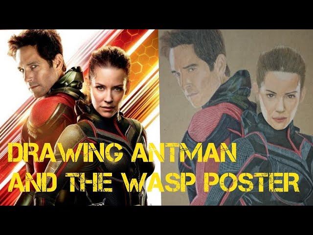 Drawing Avengers Series: Ant Man and the Wasp Movie Poster | bee2wolf