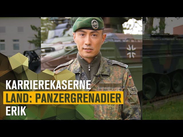 Panzergrenadier Erik I KarriereKaserne Land