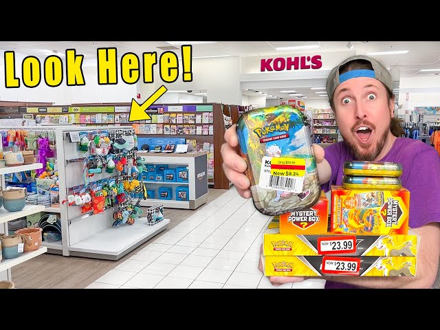 HURRY! Found Kohl's SECRET Clearance Pokemon Cards!