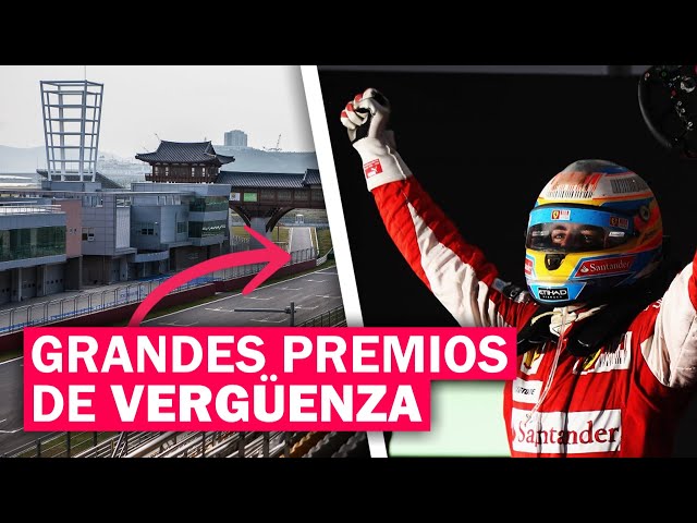 TOP 5 - GRANDES PREMIOS MAS VERGONZOSOS DE LA F1