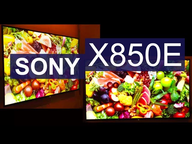 Sony X850E - 4K HDR - Smart TV
