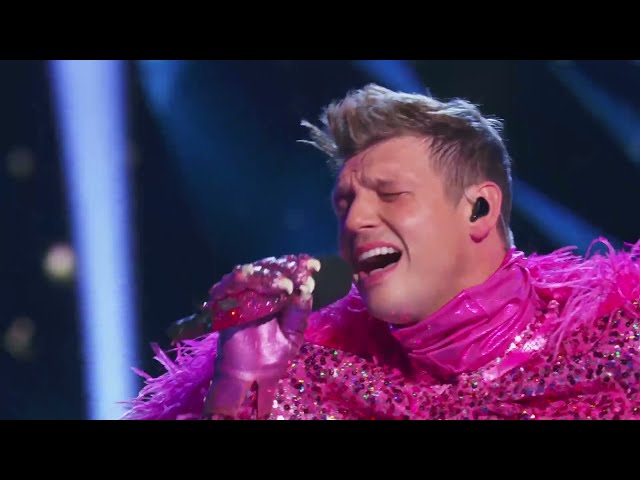 Crocodile "Nick Carter" - Open Arms (Masked Singer S4E13 Reveal)