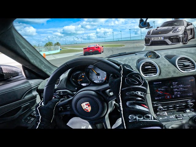 2024 Porsche Cayman GT4 RS First Drive Review & POV! FASTER than a Ferrari?