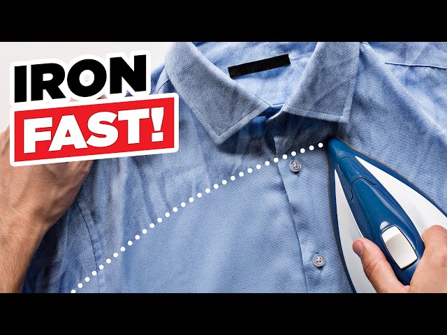 Iron A Shirt Like A Superhero | Ironing Dress Shirts FAST