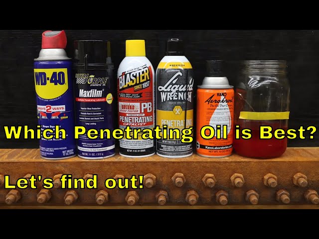 Which Penetrating Oil is Best? Let's find out!
