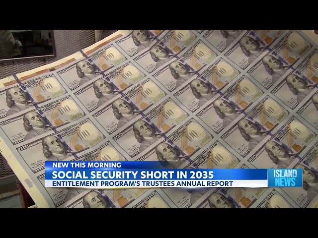 Report warns of social security and medicare benefit shortfalls in a decade