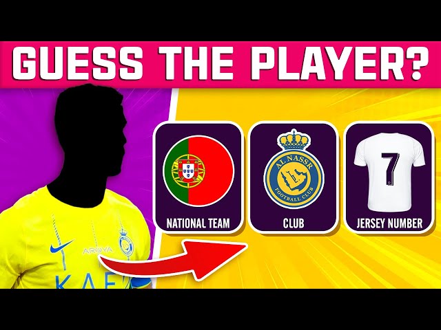 GUESS THE PLAYER: NATIONALITY + CLUB + JERSEY NUMBER – Season 2023/2024 | Tiny Football Quiz