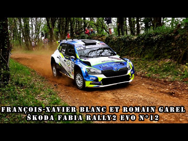 Rallye Terre des Causses 2024 - Škoda Fabia Rally2 evo N°12 - François-Xavier BLANC et Romain GAREL