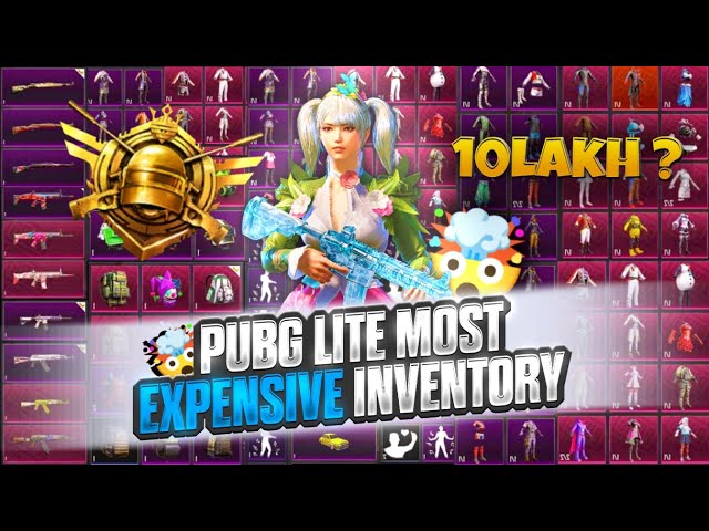 😱10 LAKH INVENTORY😱|| PUBG MOBILE LITE WORLD MOST EXPENSIVE INVENTORY