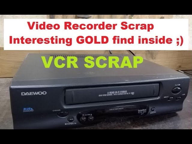 Video Recorder scrap - Interesting GOLD find!