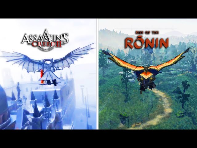 Flying Machine Comparison (Rise Of The Ronin Vs Assassin's Creed 2)