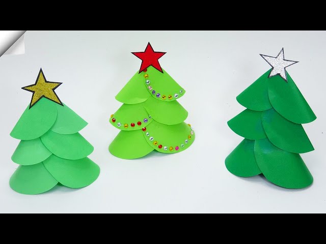 3D paper christmas TREE easy
