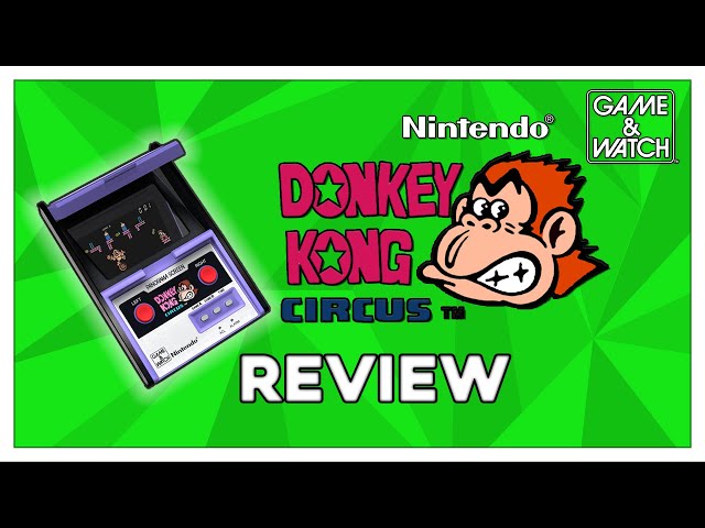 Nintendo Game & Watch Donkey Kong Circus Review