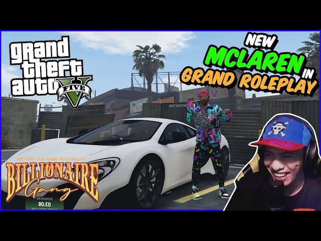 Free GTA 5 server GRAND ROLEPLAY with BILLIONAIRE GANG! (MAY MCLAREN AGAD AKO!)
