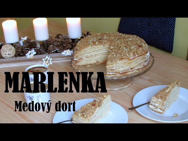 Marlenka - medový dort - recept