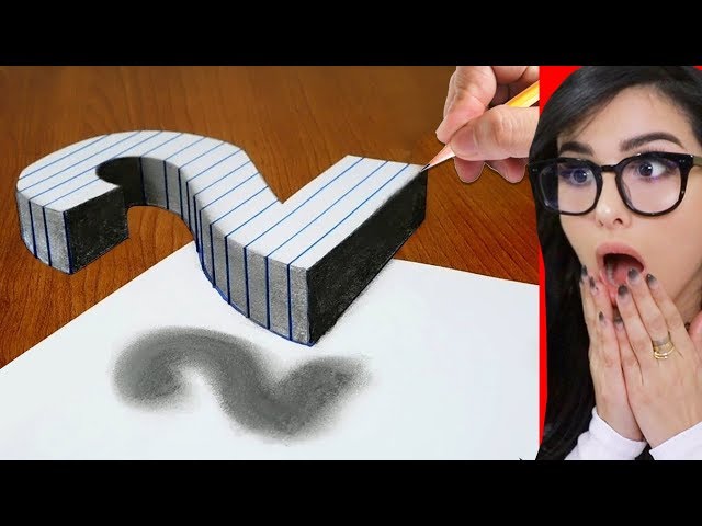 How To Draw 3D ART illusion On Paper