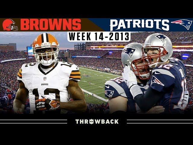 Comeback in a FLASH! (Browns vs. Patriots 2013, Week 14)