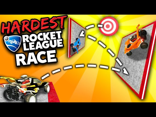 I RACED my friends on the HARDEST Rocket League map... they hated it
