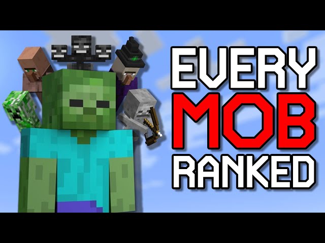Ranking ALL 75 Mobs in Minecraft