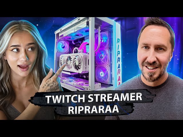 I Built A PC For Twitch Streamer Ripraraa!  Time Lapse