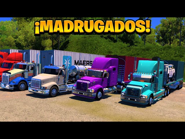 ¡CARAVANA SALIENDO DE MADRUGADA POR COLOMBIA! | American Truck Simulator