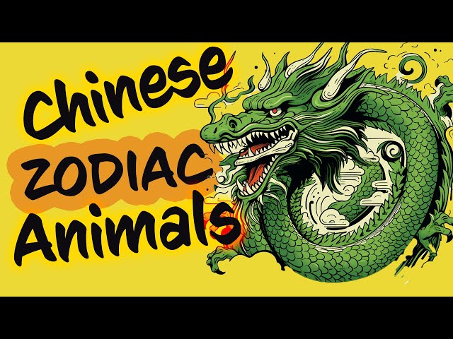 Chinese Zodiac Animals 🐉 Happy Lunar New Year! 2024 YEAR OF THE DRAGON