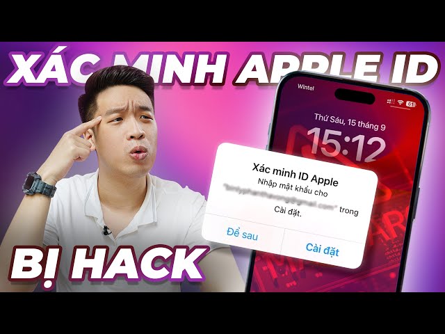 Hàng loạt iPhone dính pop up Xác Minh Apple ID - Máy bạn đã bị hack?
