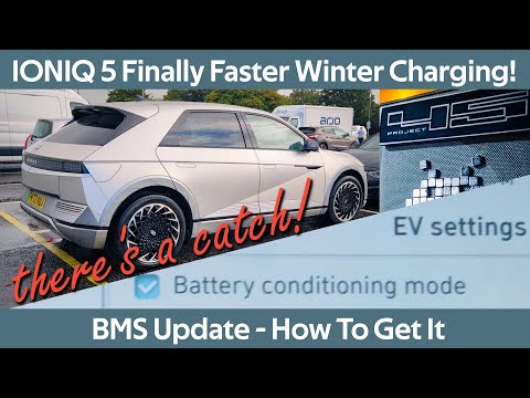 IONIQ 5 Finally BMS update that speeds up winter charging! -we test the update on a non eco pack car
