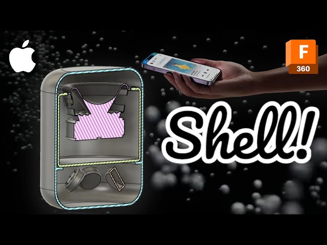 How to use the Shell feature in Fusion 360!
