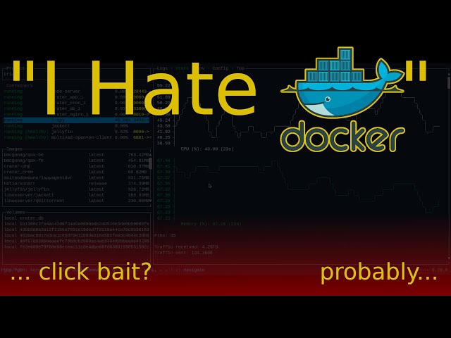 I hate Docker! - A video on why people might hate docker, and on the solutions to loving it.