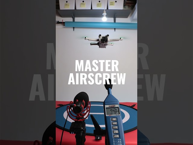 DJI Mini 3 Pro | Master Airscrew VS DJI Propeller Sound and Decibel Level #dji #djimini3pro