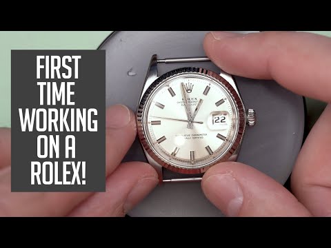 Rolex Datejust Vintage Watch Restoration