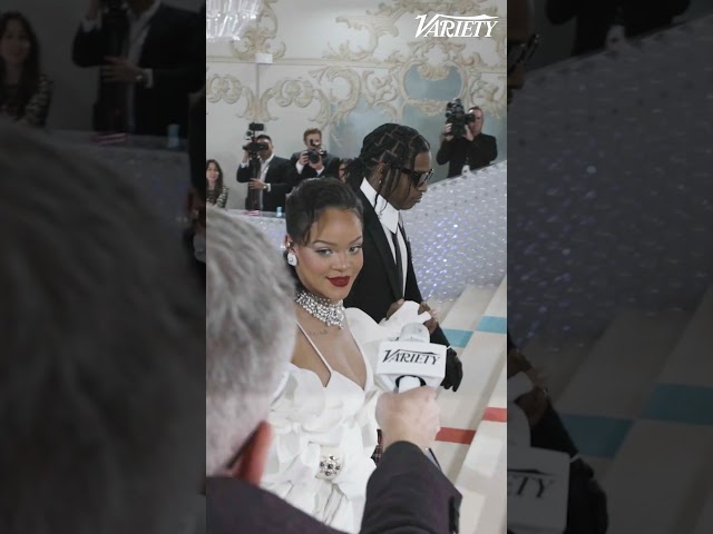 #Rihanna is Feeling "Expensive" at the #MetGala 2023