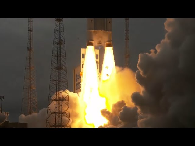 ESA's JUICE mission to Jupiter launches atop Ariane 5 rocket