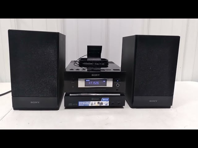 Sony CMT-BX5BT Micro HiFi Component System CD & Bluetooth  Set Up