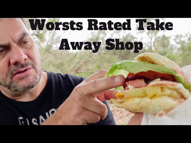 Worst Rated Take Away Shop Works Burger - Charcoal Chickenland Laurieton - Works Burger Review