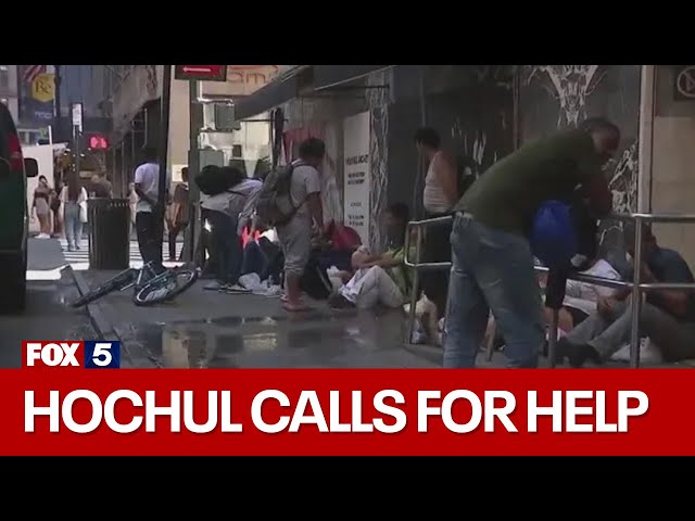 NYC migrant crisis: Gov. Hochul calls on federal government to help