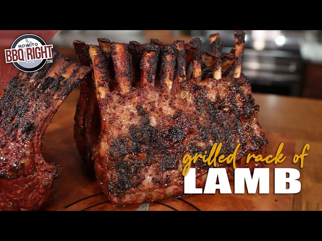 How to Grill a PERFECT Medium Rare Rack of Lamb with a Pepper Jelly Glaze
