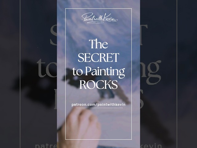 The Secret to Painting Rocks   #shorts