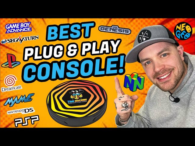 The Best Plug & Play Game Console of 2024! Time Machine Retro Game Console w/ 10K Preloaded Games!
