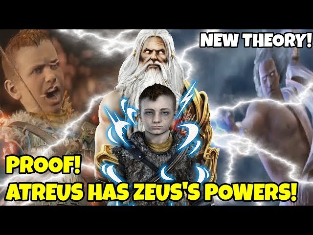 God of War Theory- PROOF Atreus has Zeus's powers! Explained Secret! (Faye, Kratos, Zeus, Atreus)