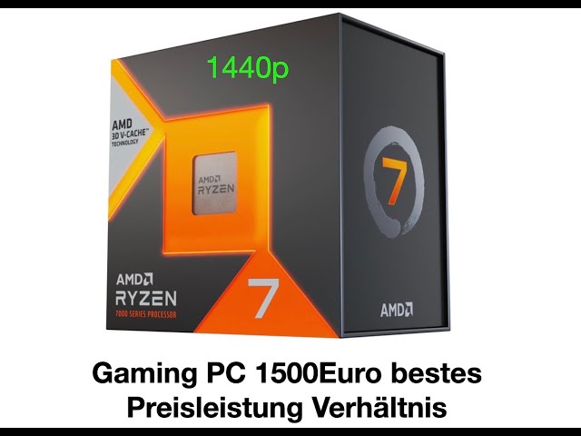 PC1500 - Der perfekte 1440p Gaming PC für 1500Euro - April 2024