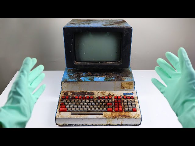 Revolting 1970s Computer Deep Cleaning