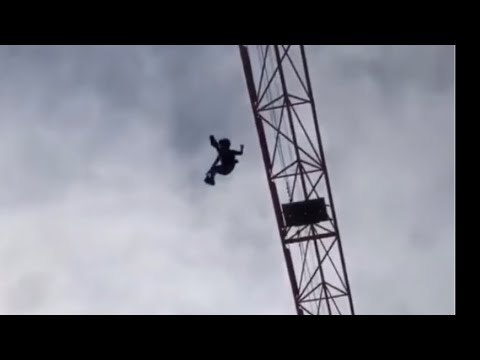 Guy Falls From A Crane ‘ RIP.