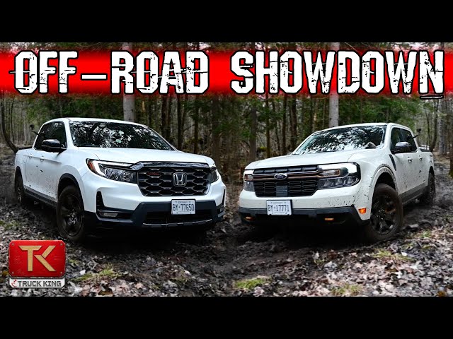 Ford Maverick Tremor vs Honda Ridgeline Trailsport - Head-to-Head in Thick Mud! In-Depth Comparison