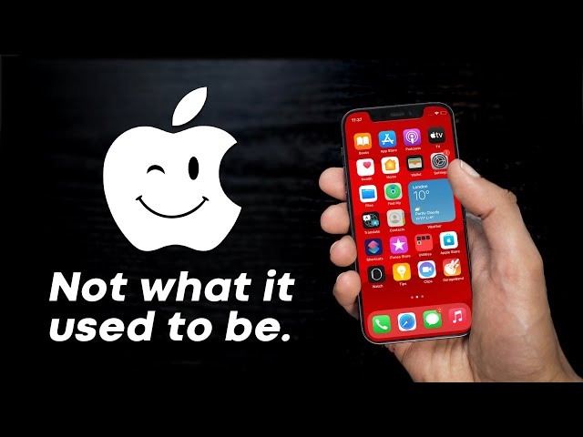 Apple is not what it used to be.