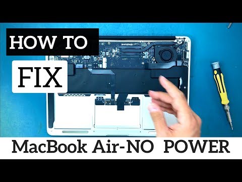 DIY Repair Liquid Damage A1466 MacBook Air 13" Logic Board - No Power Efi Chip