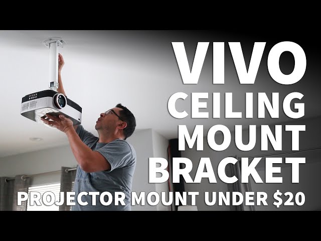 Vivo Projector Mount Installation – Ceiling Mount with Extension Arm for Video Projectors – VP01 VP0