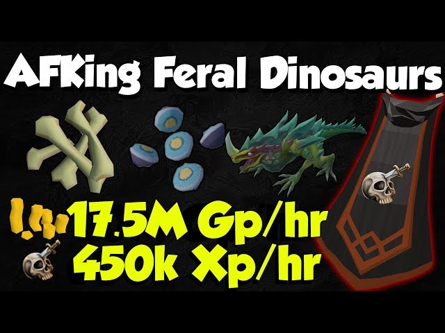 [Tombshrooms nerfed] Feral Dinosaurs on Task! [Runescape 3] Amazing Slayer Task